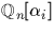 ${\fam\symfam\tensym Q}_n[\alpha_i]$