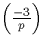 $\left(\frac{-3}{p}\right)$