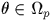 $\theta \in \Omega_p$