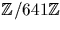 ${\mathbb Z}/641{\mathbb Z}$