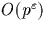 $O(p^\varepsilon)$